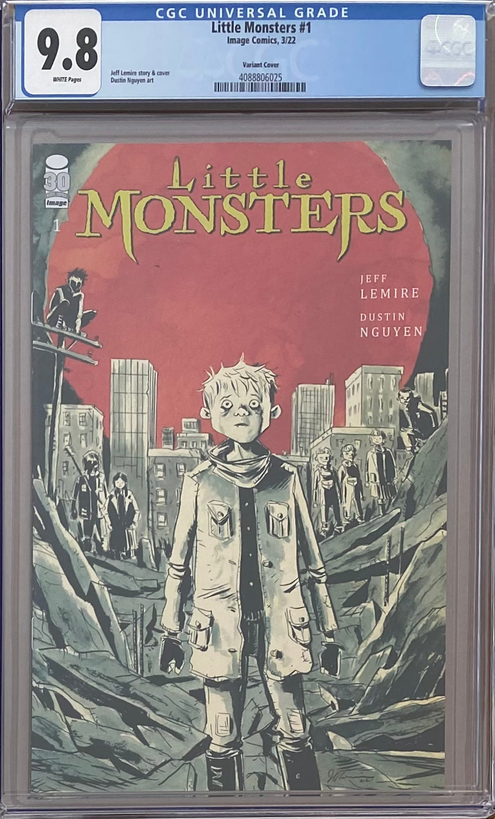 Little Monsters #1 Lemire Variant CGC 9.8