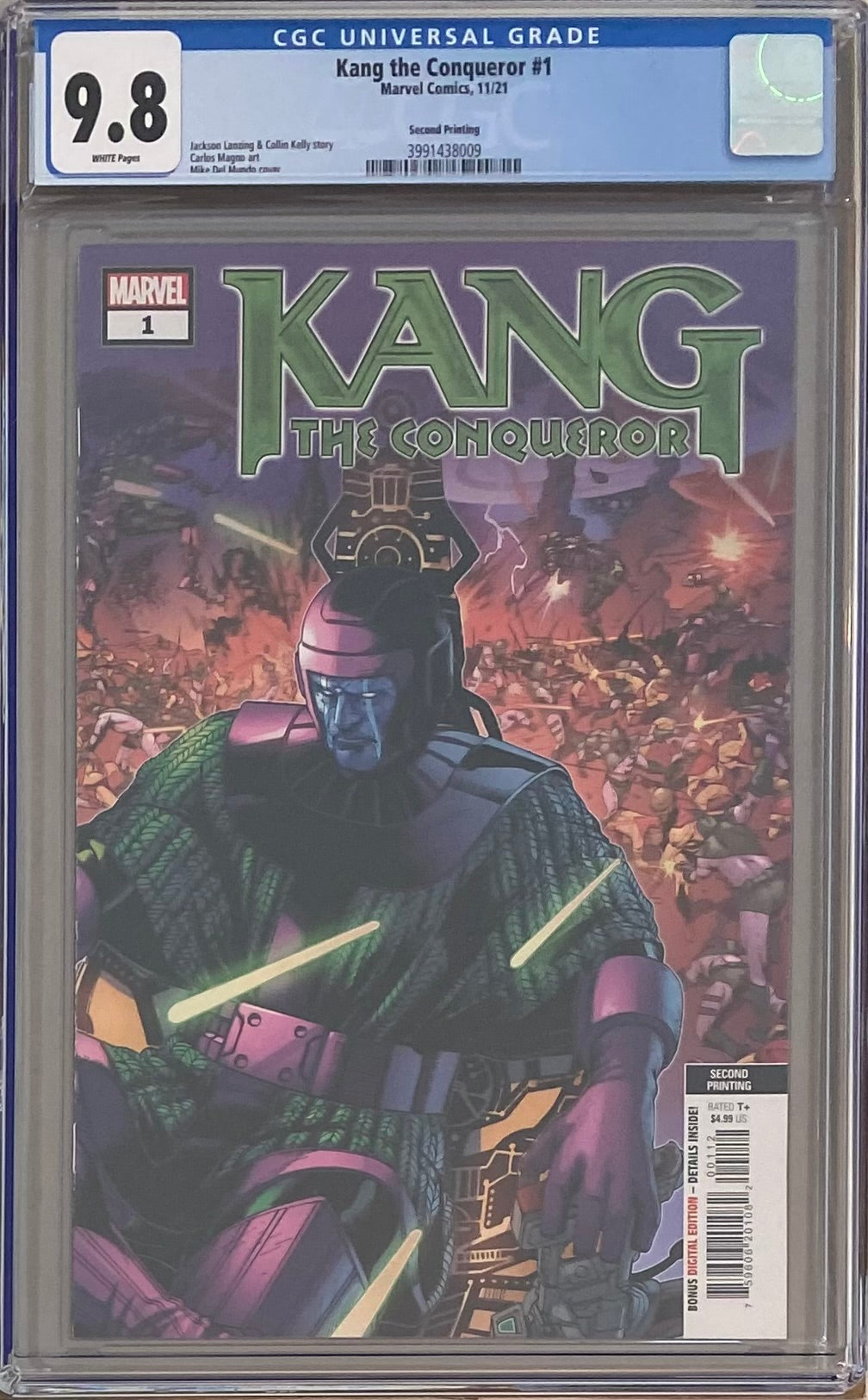 Kang the Conqueror #1 Second Printing CGC 9.8