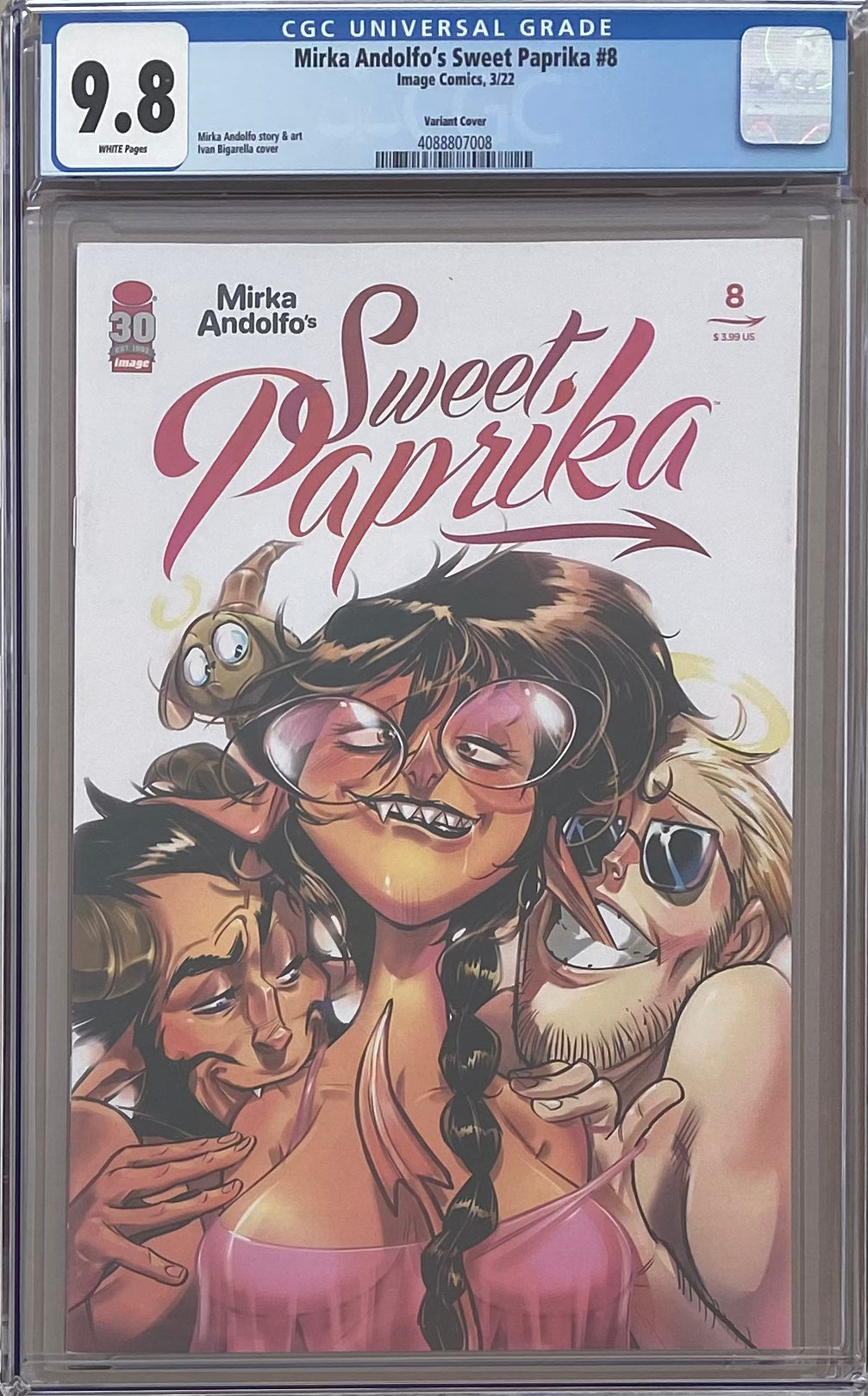 Sweet Paprika #8 Variant CGC 9.8