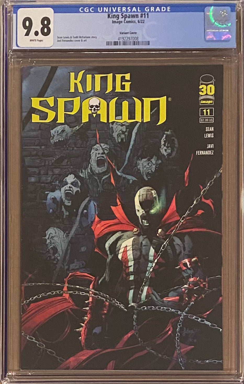 King Spawn #11 Variant CGC 9.8