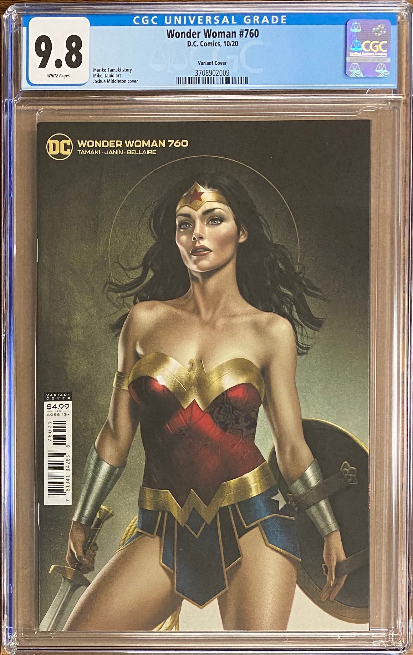 Wonder Woman #760 Middleton Variant CGC 9.8