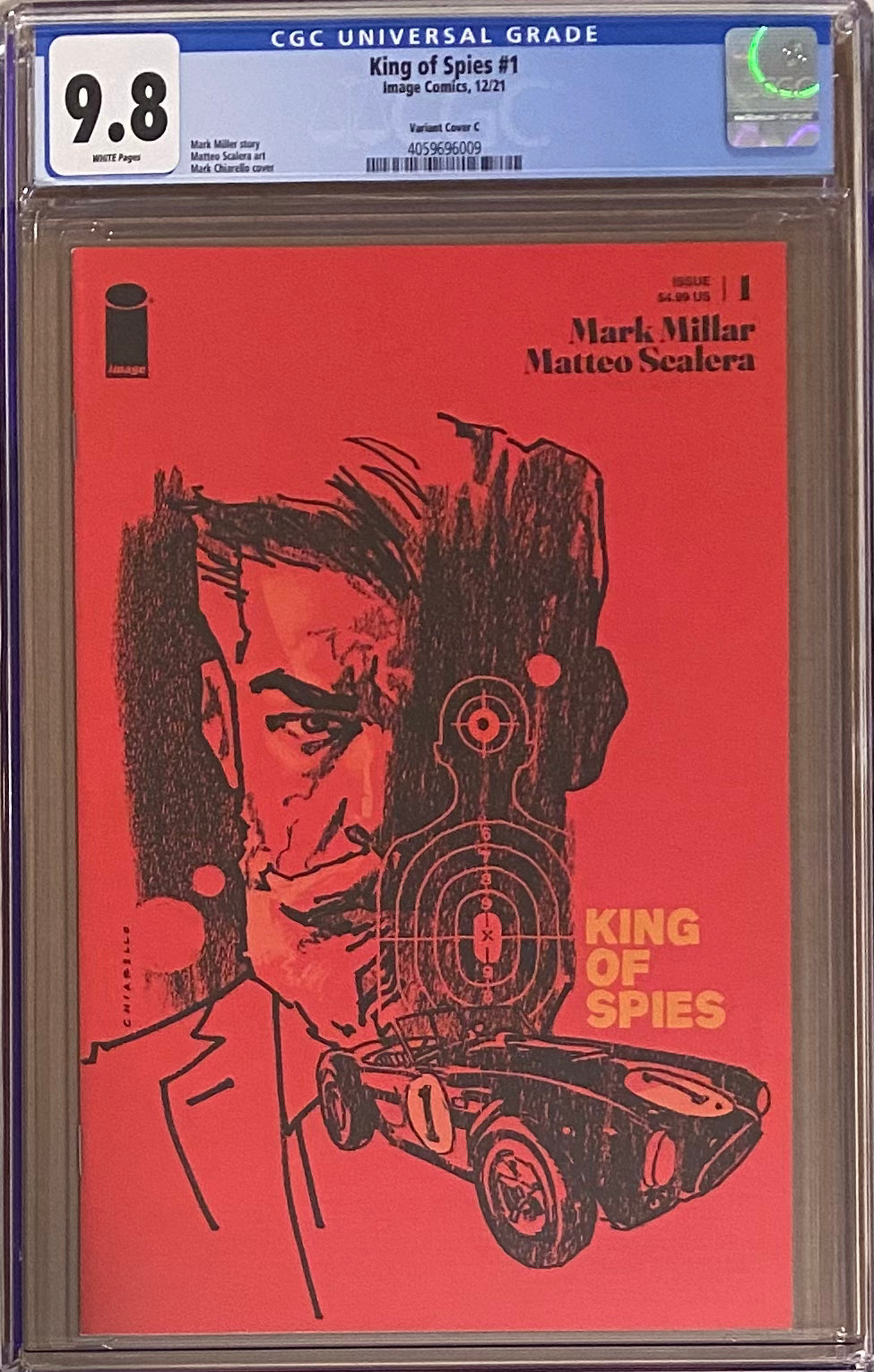 King of Spies #1 Chiarello Variant CGC 9.8