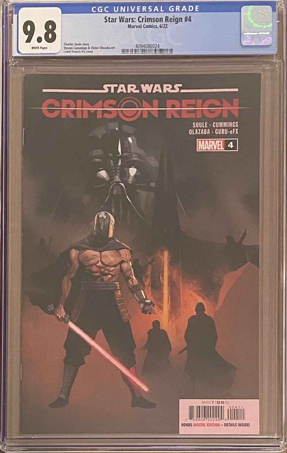 Star Wars: Crimson Reign #4 CGC 9.8