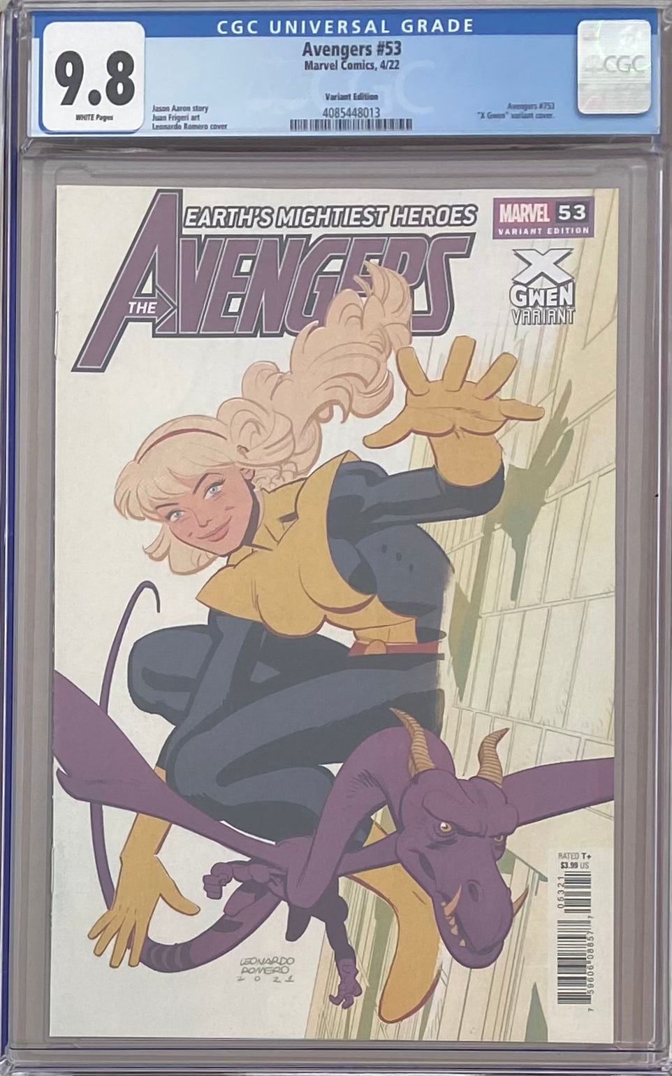Avengers #53 Romero X-Gwen Variant CGC 9.8 - First Red Panther Suit