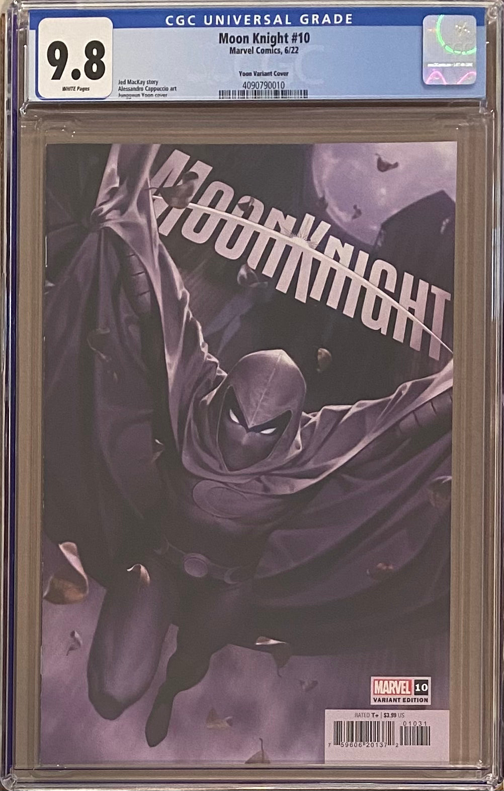 Moon Knight #10 Yoon 1:25 Retailer Incentive Variant CGC 9.8