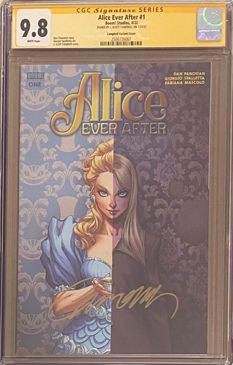 Alice Ever After #1 J. Scott Campbell FOC Reveal Variant CGC 9.8 SS