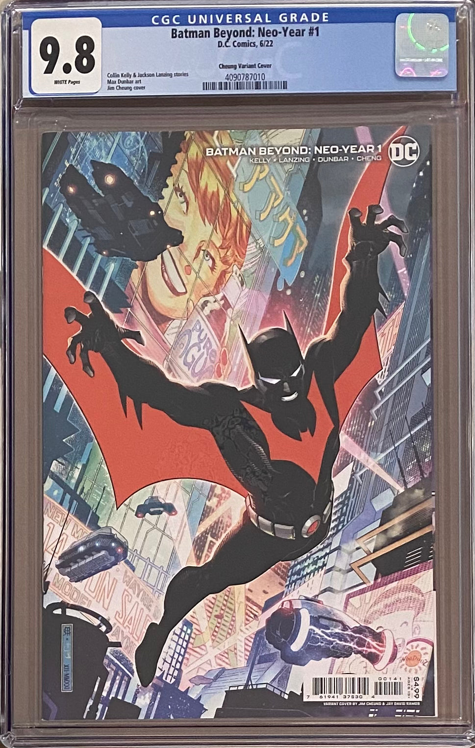 Batman Beyond: Neo-Year #1 Cheung 1:100 Retailer Incentive Variant CGC 9.8