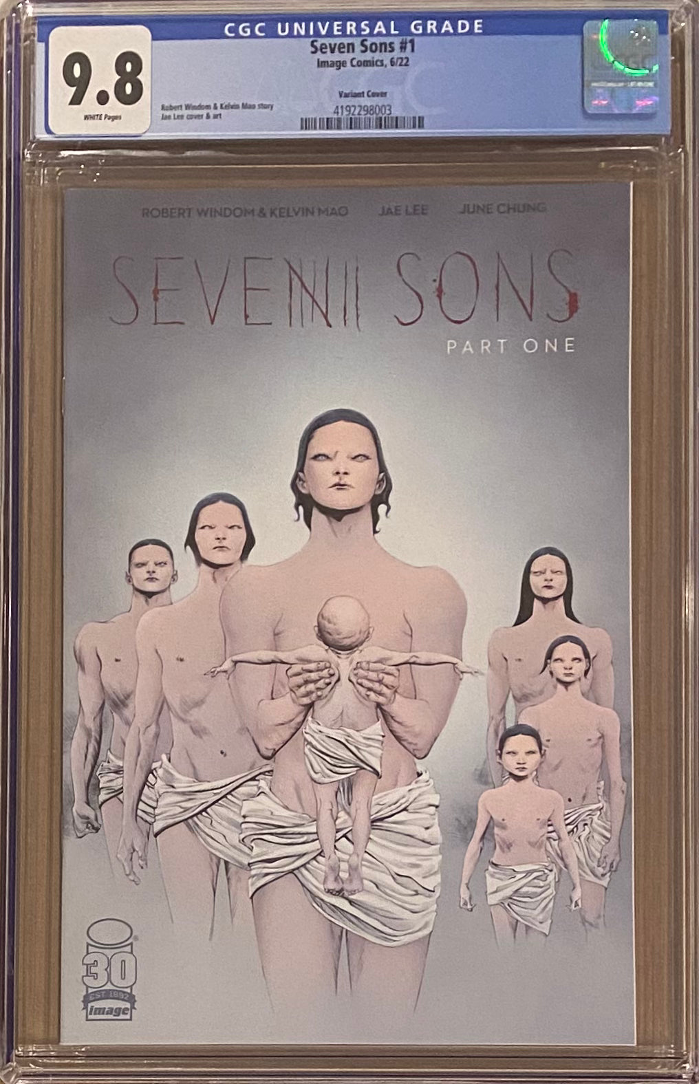 Seven Sons #1 1:25 Retailer Incentive Variant CGC 9.8