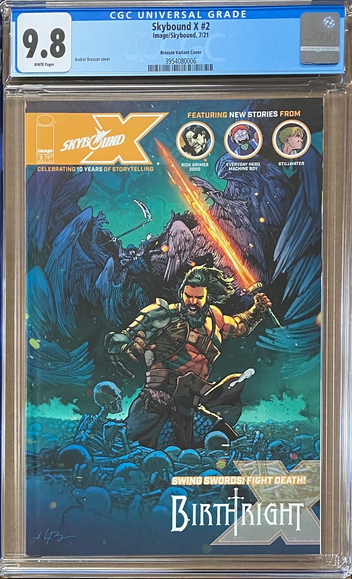 Skybound X #2 Bressan Variant CGC 9.8