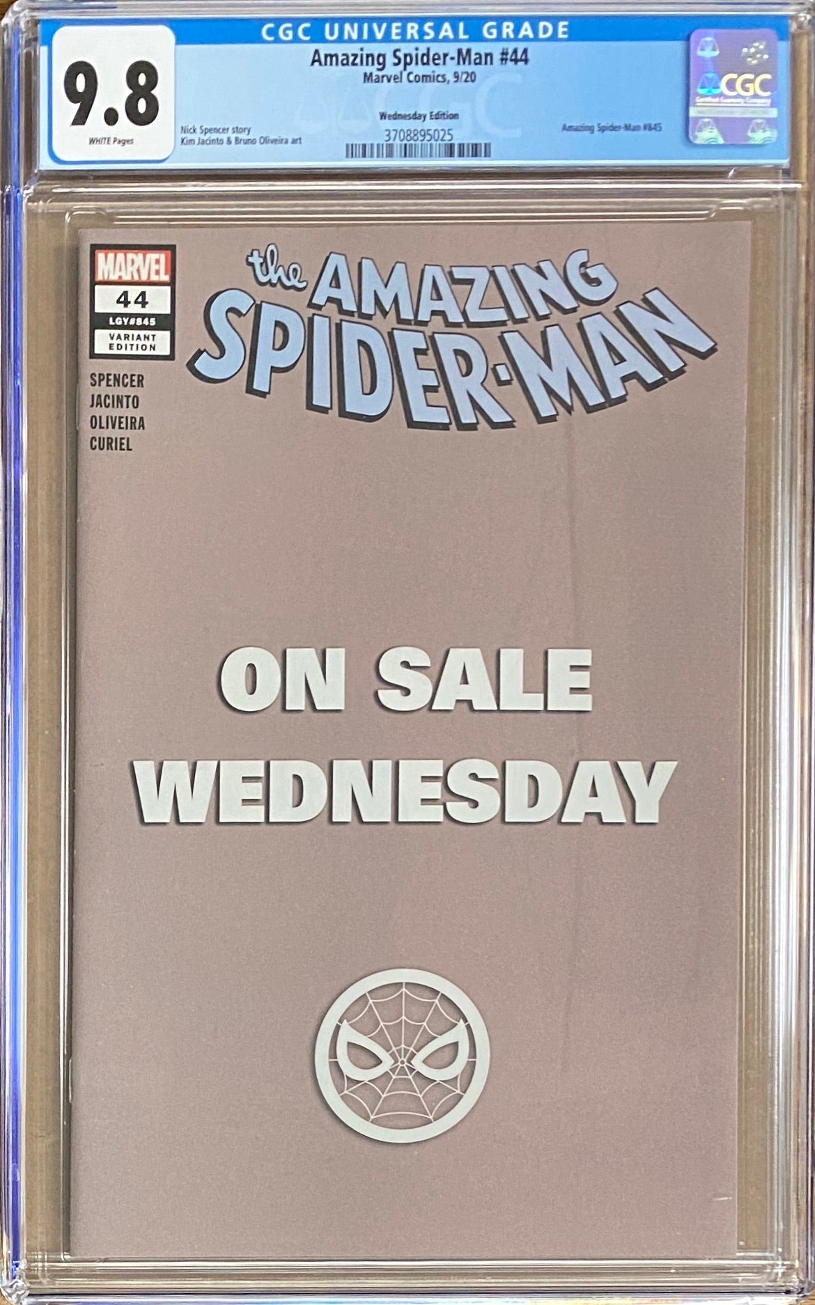 Amazing Spider-Man #44 "Wednesday" Variant CGC 9.8