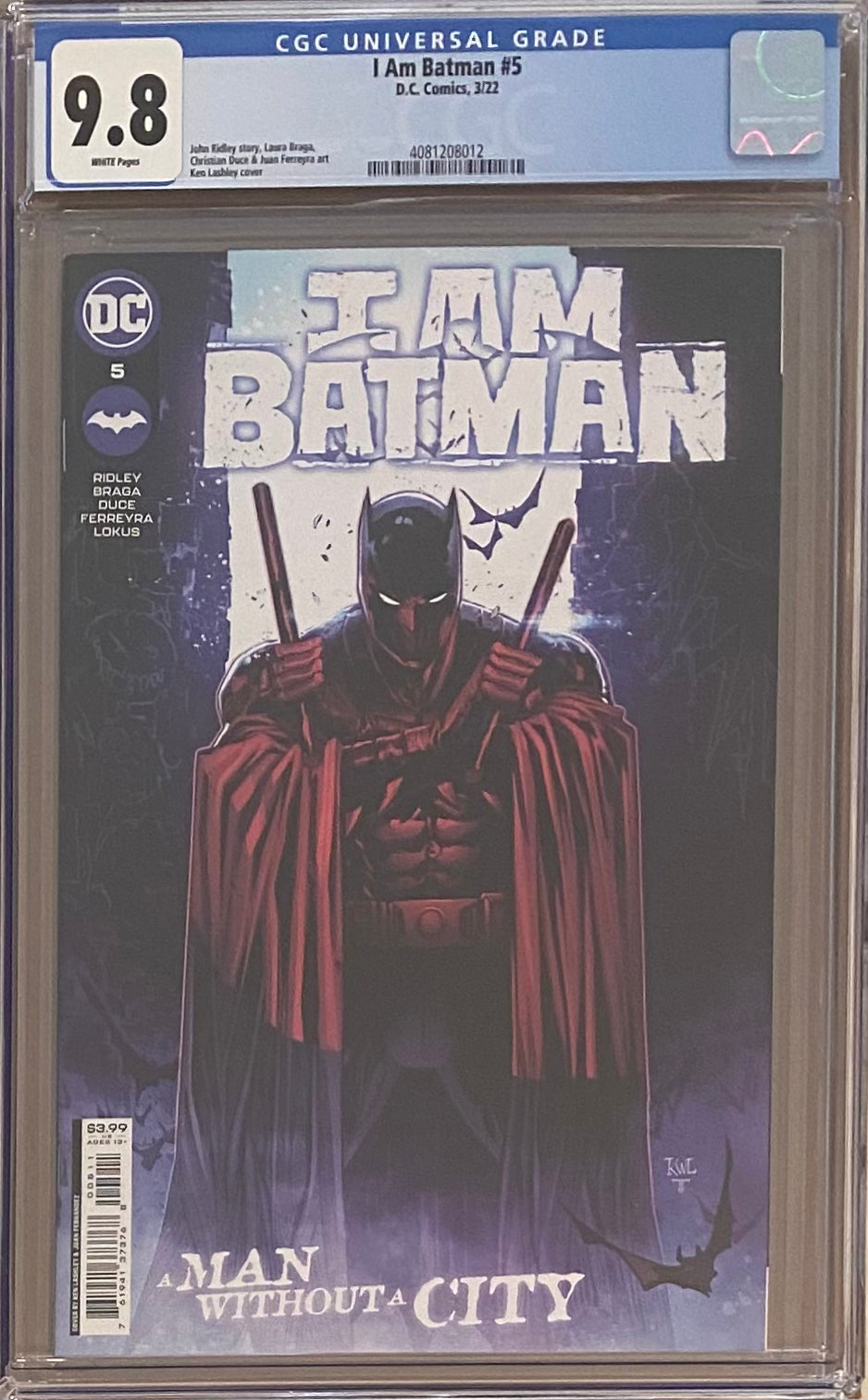 I Am Batman #5 CGC 9.8