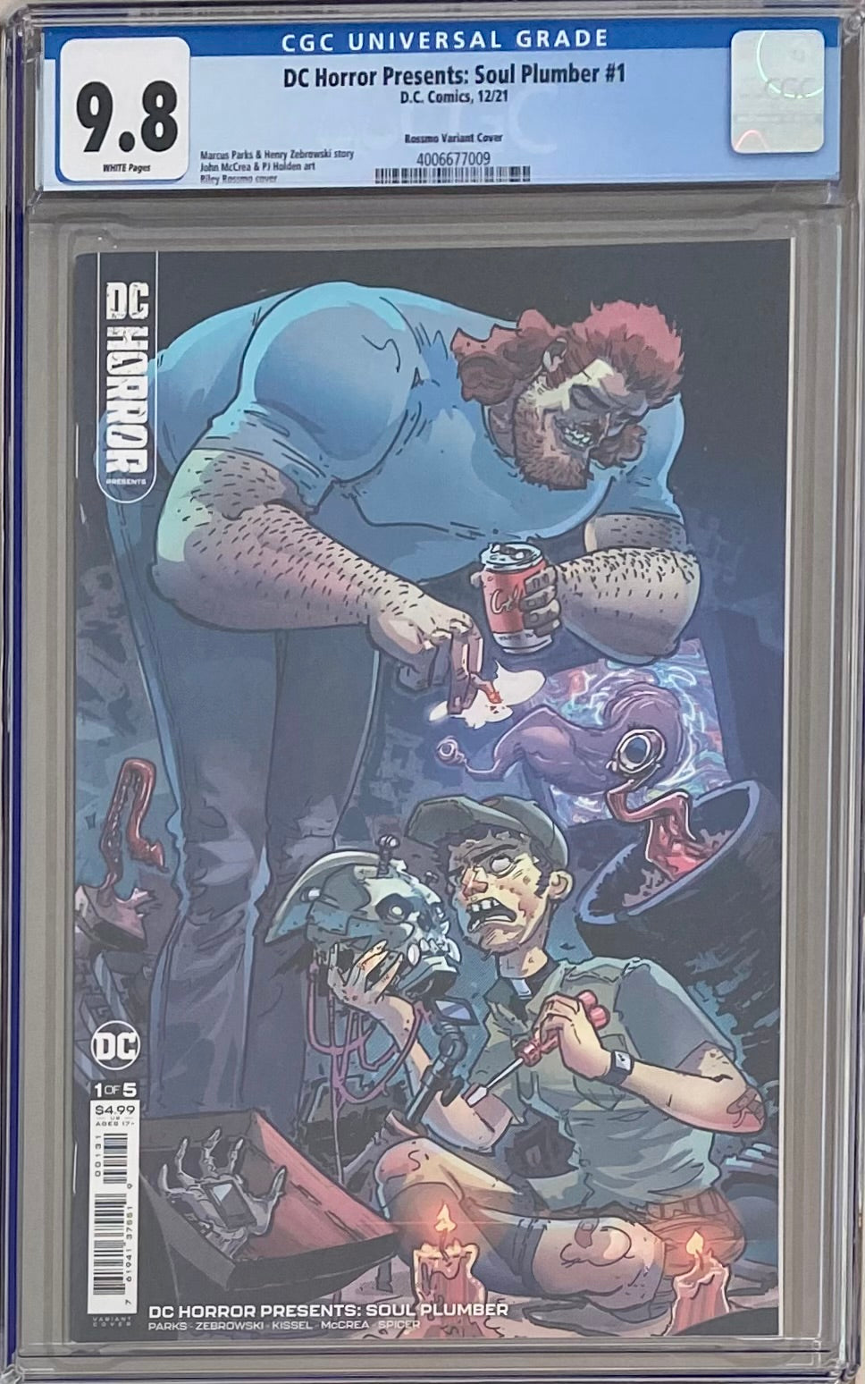 Soul Plumber #1 Rossmo 1:25 Retailer Incentive Variant CGC 9.8