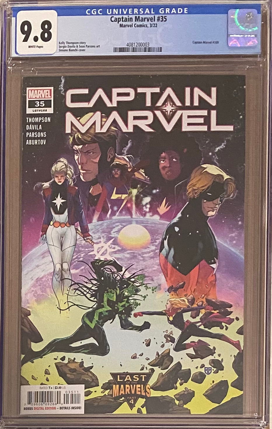 Captain Marvel #35 CGC 9.8