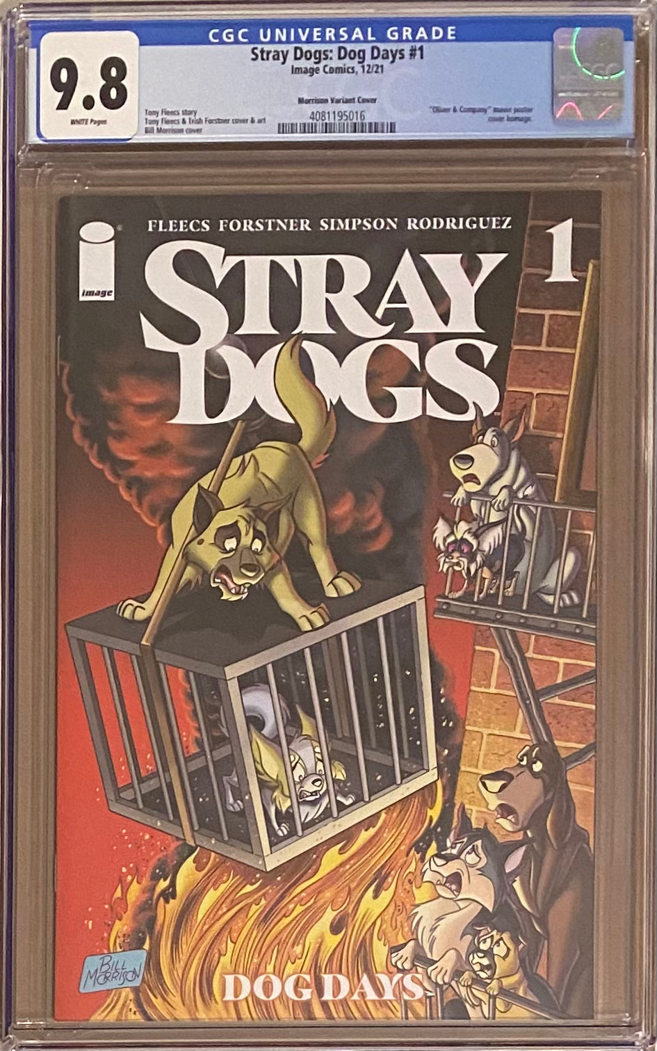 Stray Dogs: Dog Days #1 1:50 Retailer Incentive Variant CGC 9.8