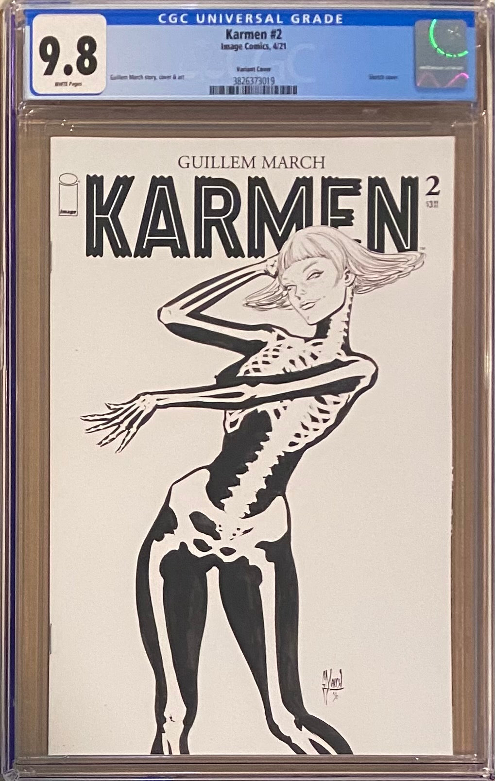 Karmen #2 1:25 Retailer Incentive Variant CGC 9.8