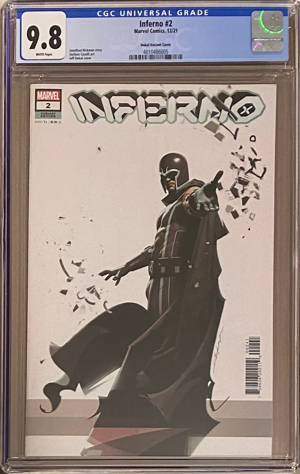 Inferno #2 Dekal Variant CGC 9.8