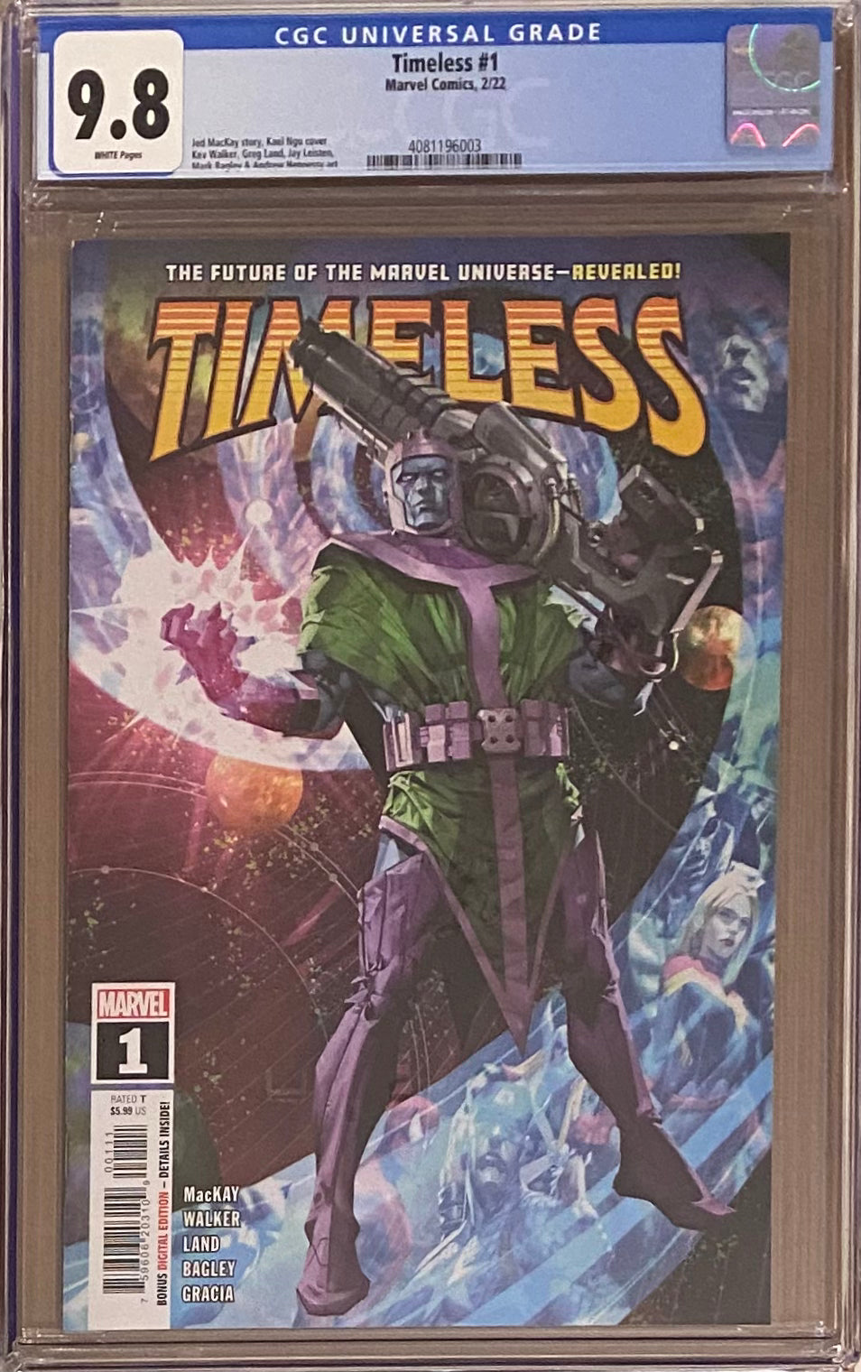 Timeless #1 CGC 9.8