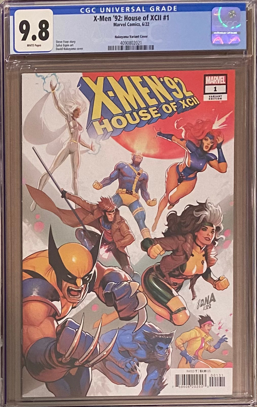 X-Men '92: House of XCII #1 Nakayama Variant CGC 9.8