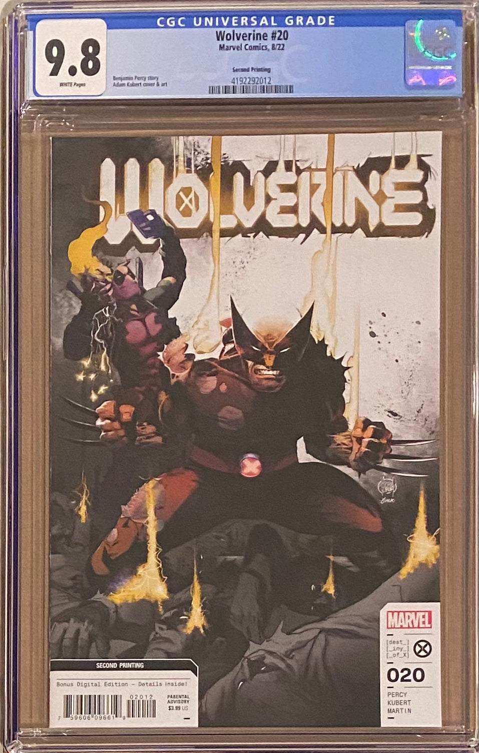Wolverine #20 Second Printing CGC 9.8