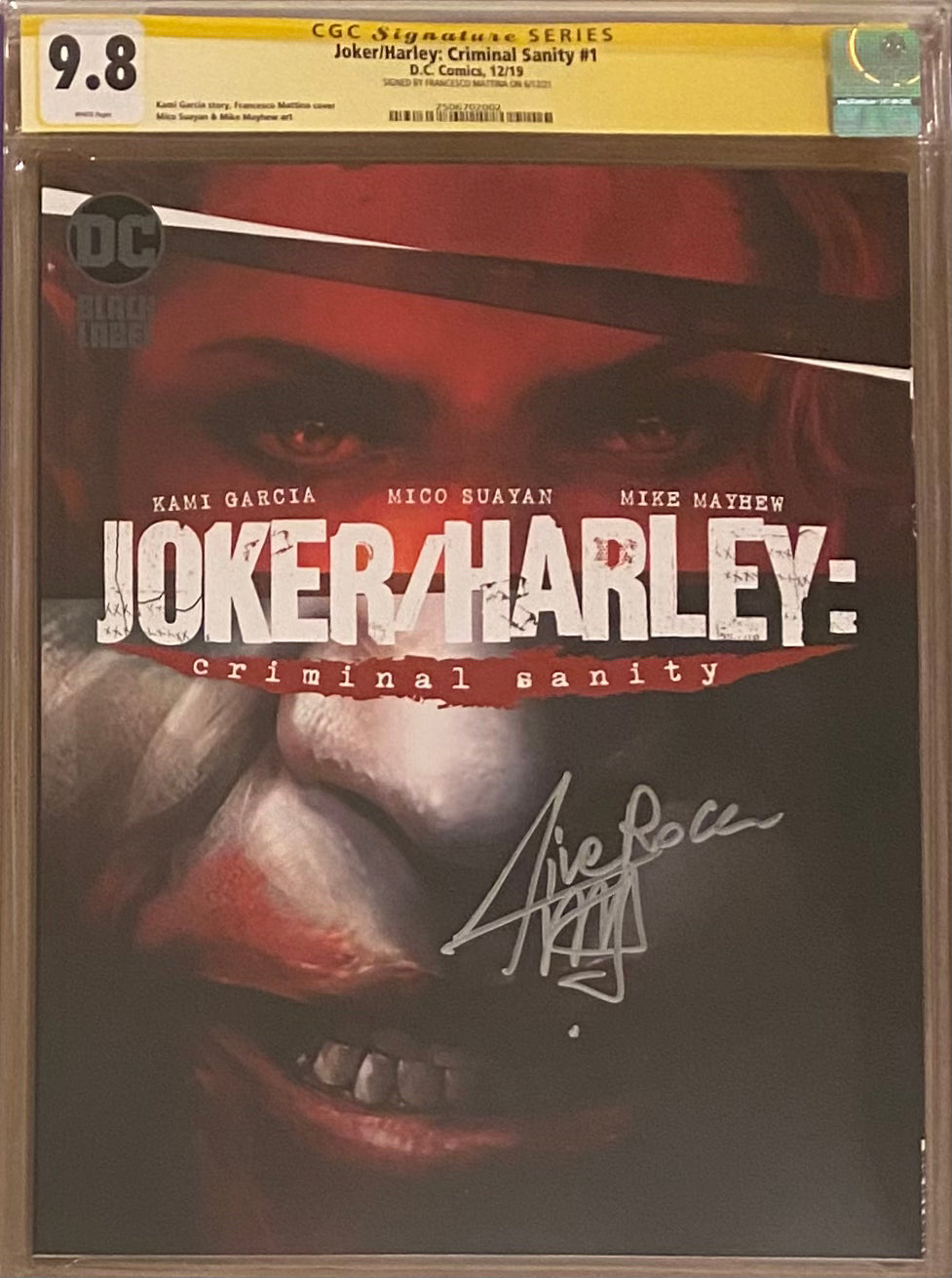 Joker/Harley: Criminal Sanity #1 Mattina Cover DC Black Label CGC 9.8 SS