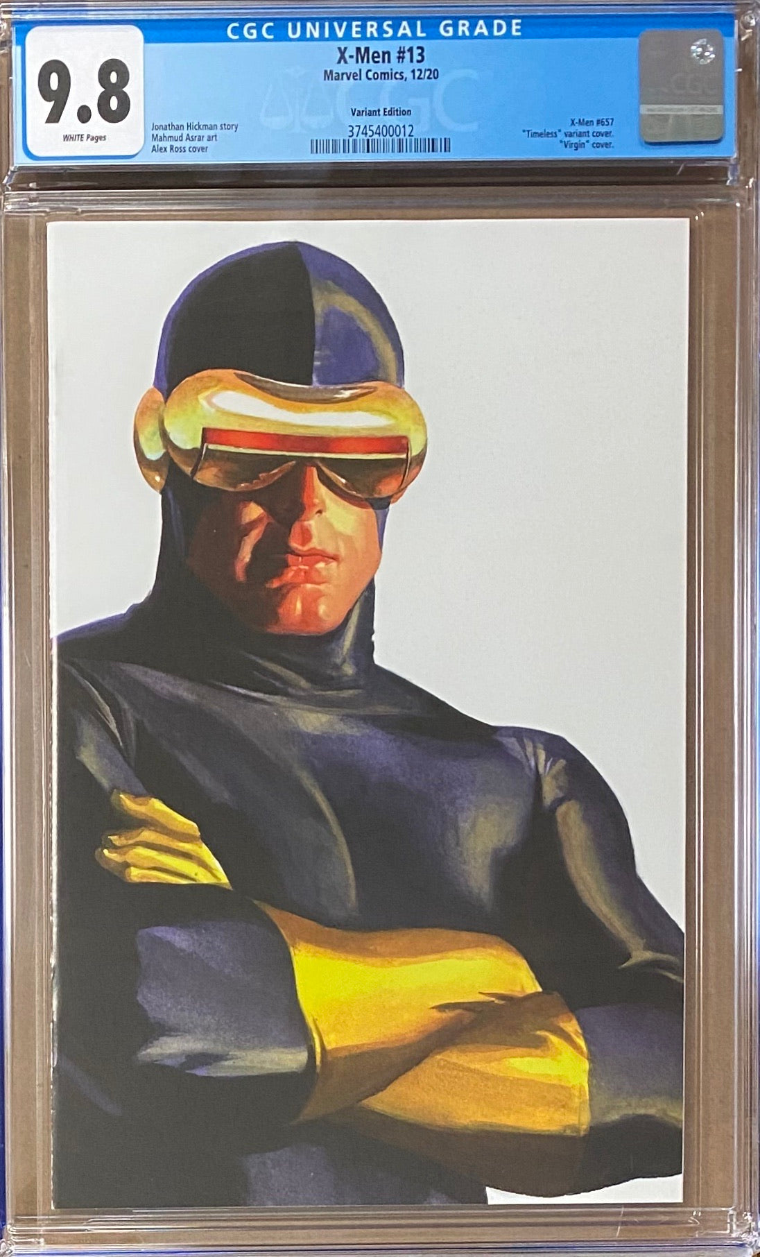 X-Men #13 Alex Ross Cyclops "Timeless" Variant CGC 9.8