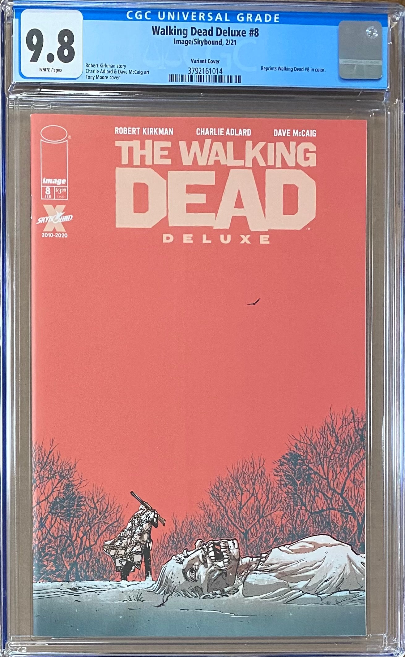 Walking Dead Deluxe #8 Variant CGC 9.8