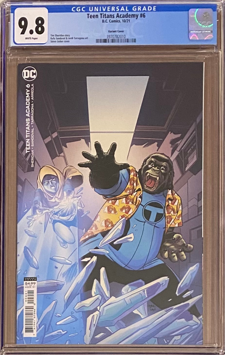 Teen Titans Academy #6 Variant CGC 9.8