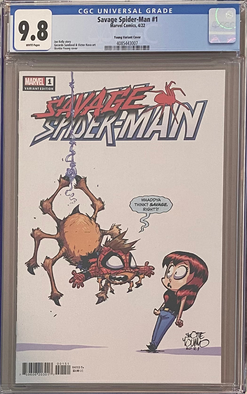 Savage Spider-Man #1 Young Variant CGC 9.8