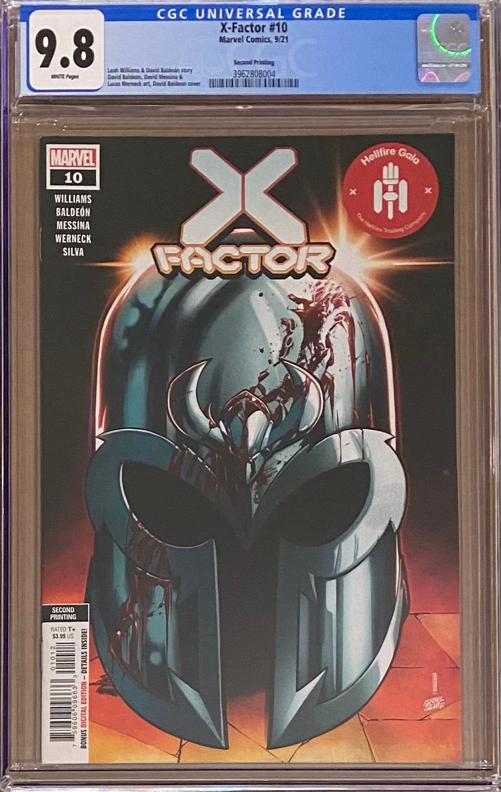 X-Factor #10 Second Printing CGC 9.8