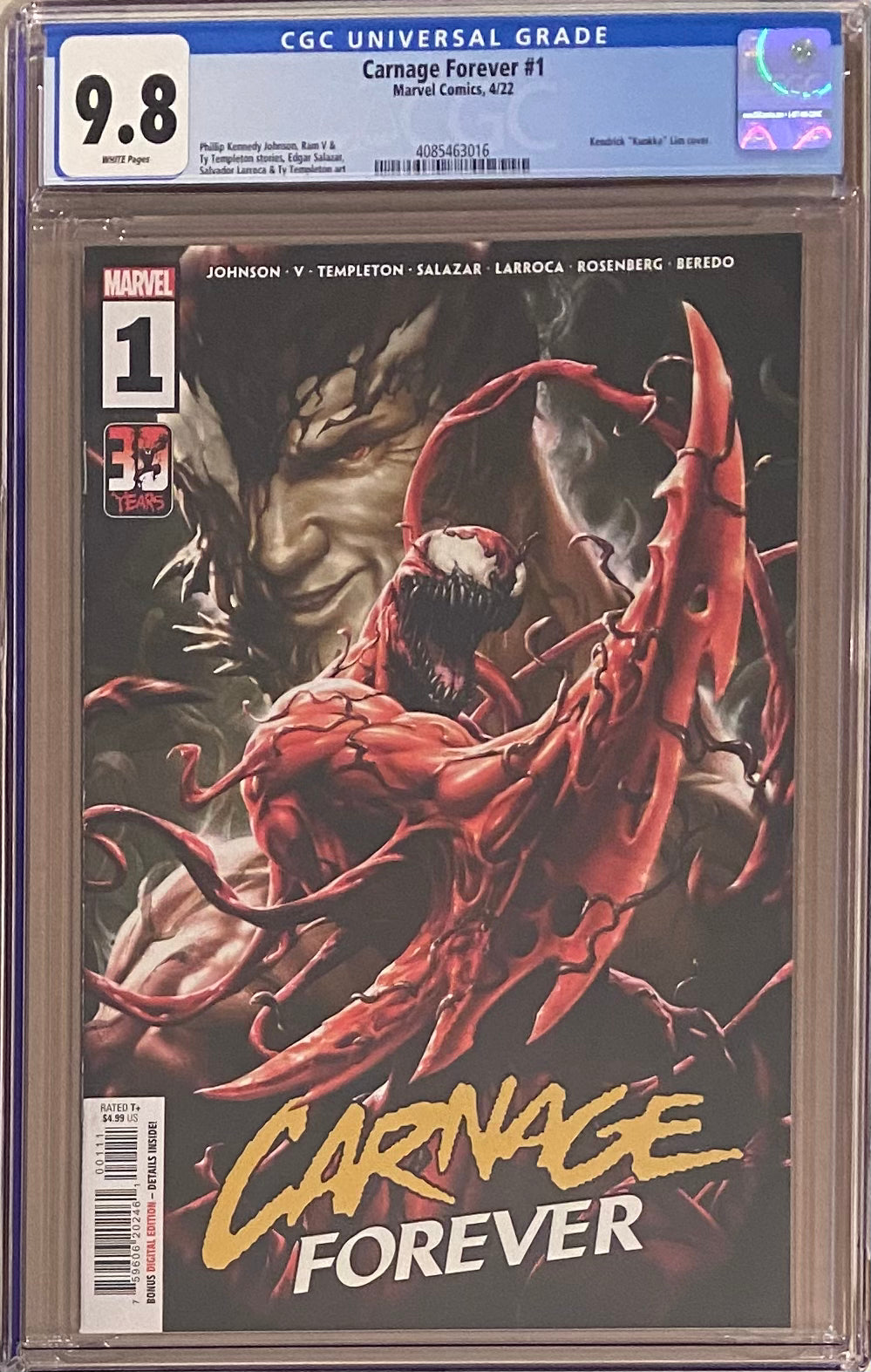 Carnage Forever #1 CGC 9.8
