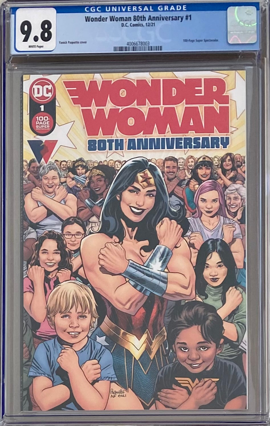 Wonder Woman 80th Anniversary 100 Page Super Spectacular #1 CGC 9.8