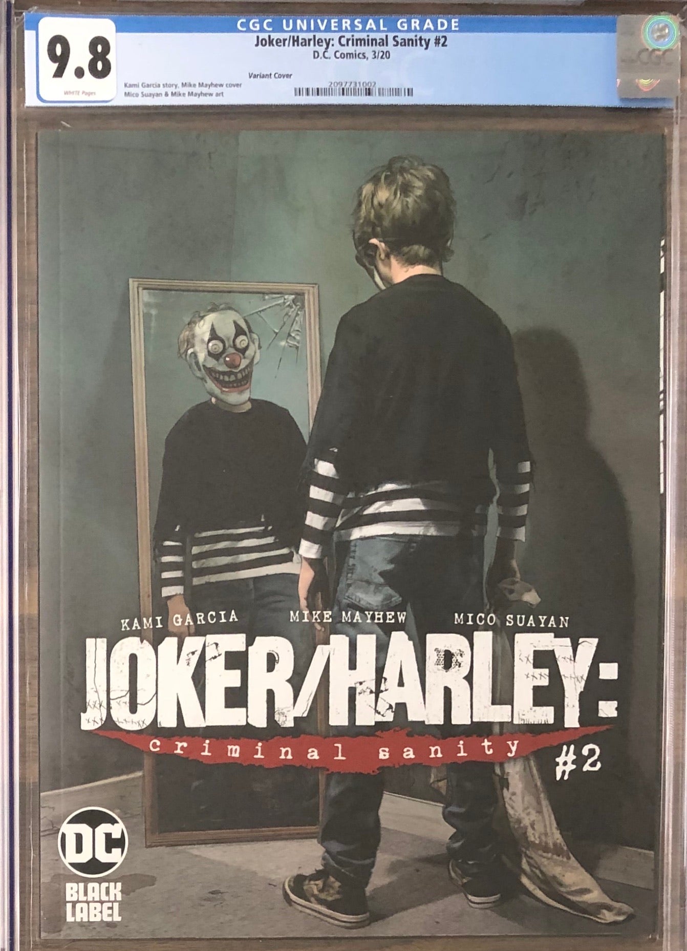 Joker/Harley: Criminal Sanity #2 Mayhew Variant Cover DC Black Label CGC 9.8