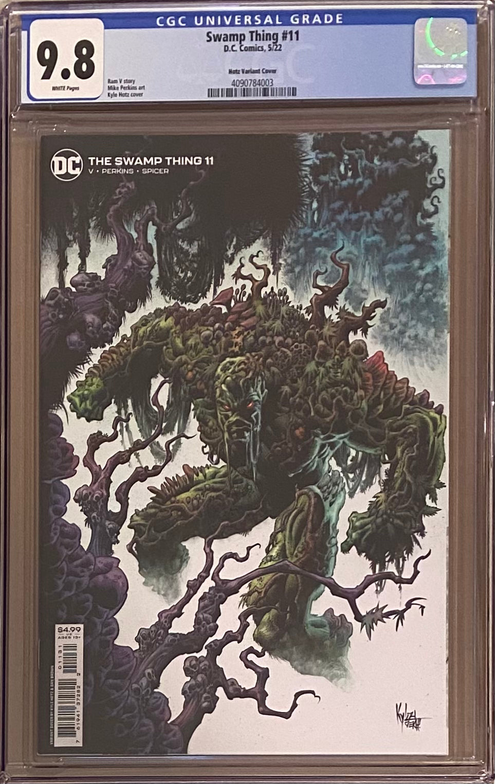 Swamp Thing #11 Hotz 1:25 Retailer Incentive Variant CGC 9.8