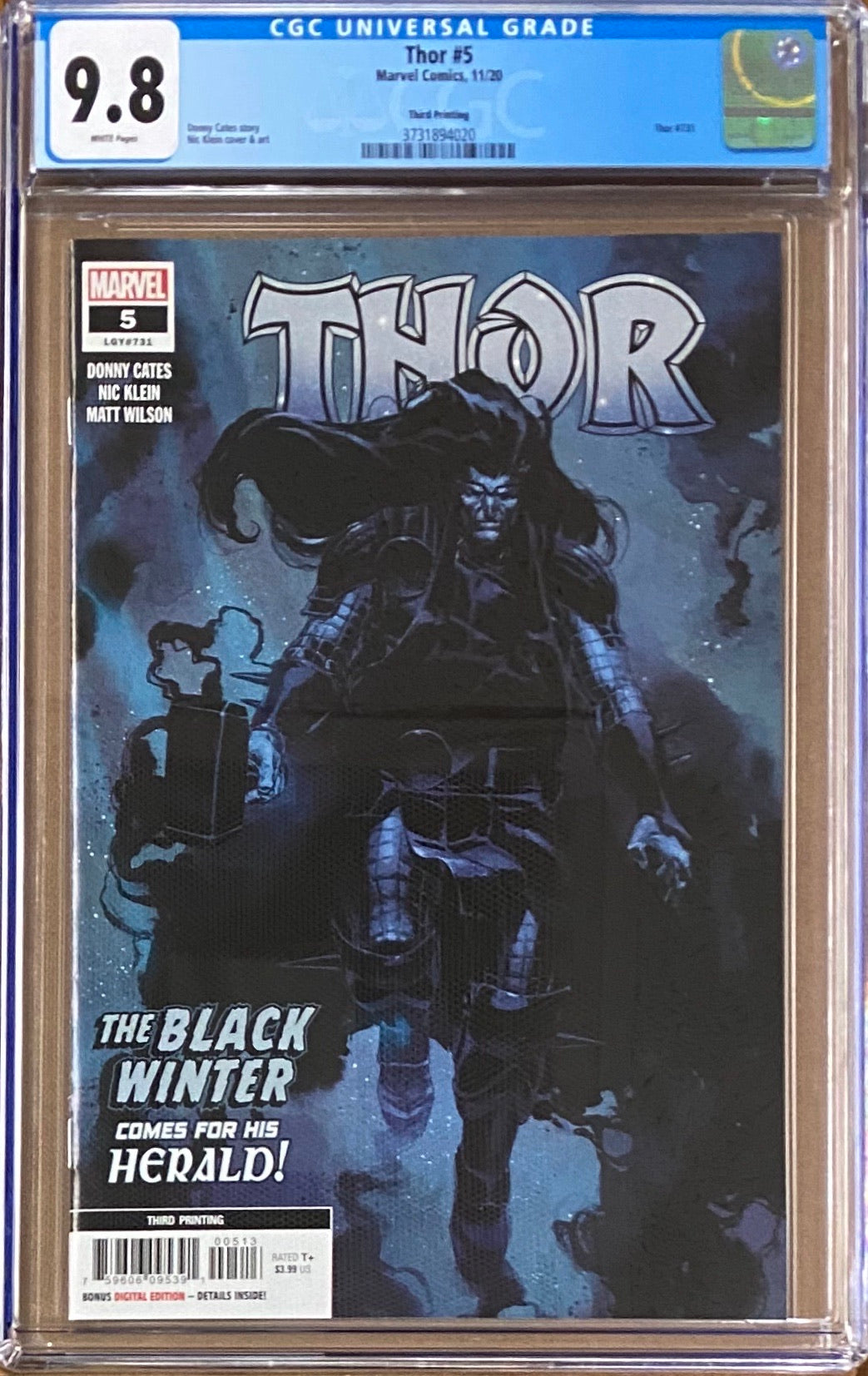 Thor #5 Third Printing CGC 9.8