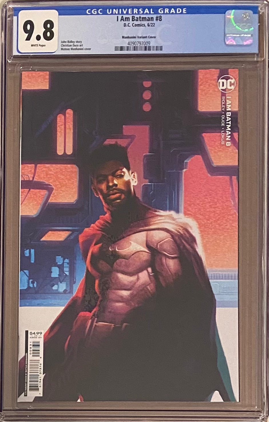 I Am Batman #8 Manhanini 1:25 Retailer Incentive Variant CGC 9.8