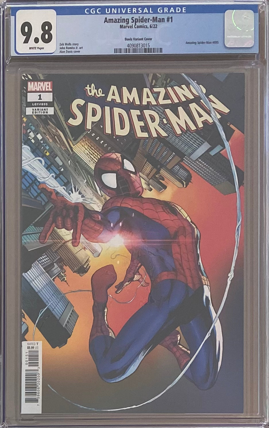 Amazing Spider-Man #1 Davis Variant CGC 9.8