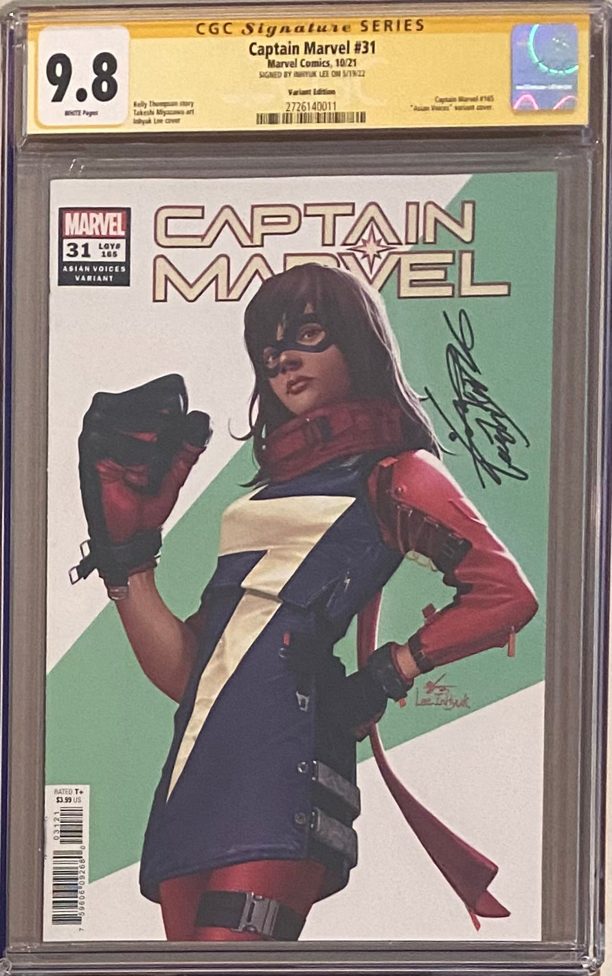 Captain Marvel #31 InHyuk Lee Variant CGC 9.8 SS