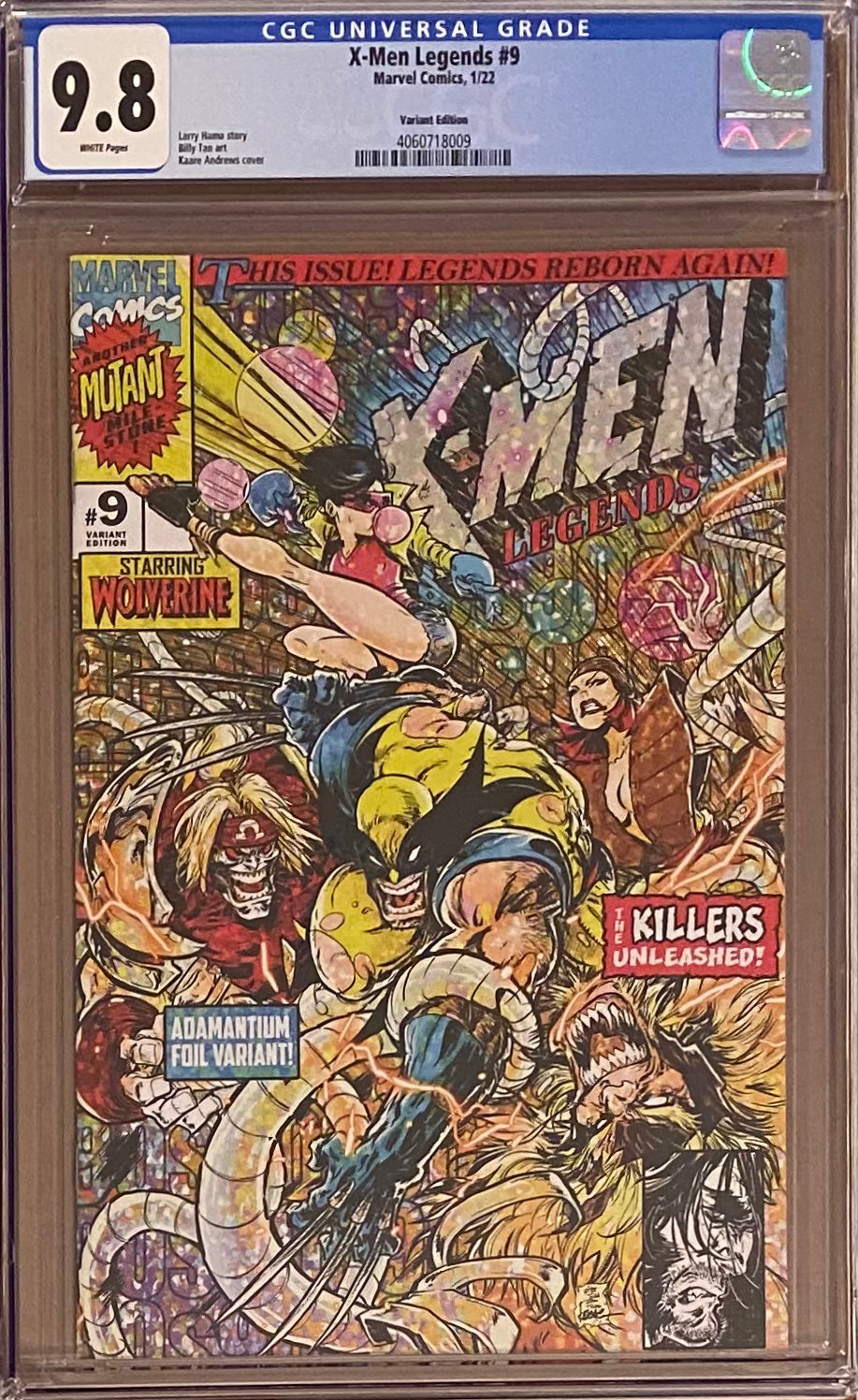 X-Men Legends #9 Variant CGC 9.8
