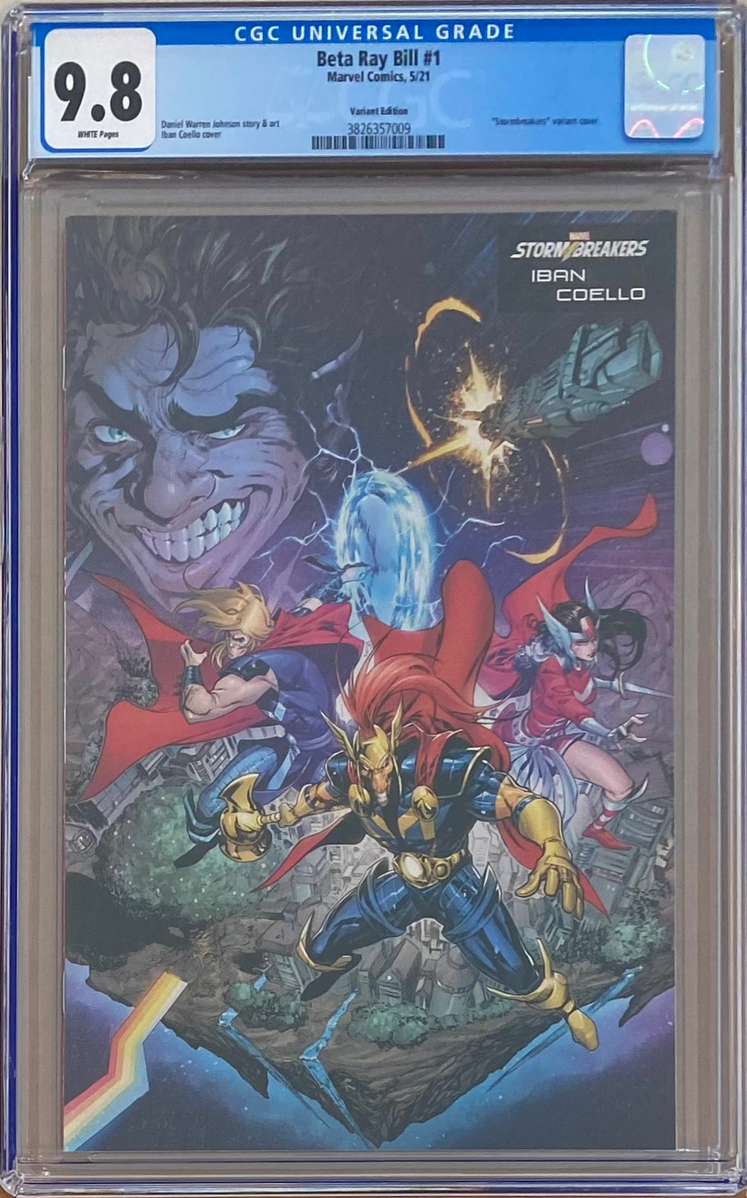 Beta Ray Bill #1 Coello "Stormbreakers" Variant CGC 9.8