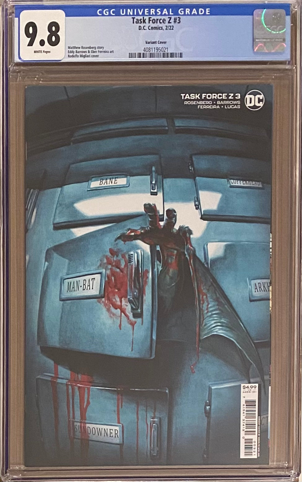 Task Force Z #3 Variant CGC 9.8