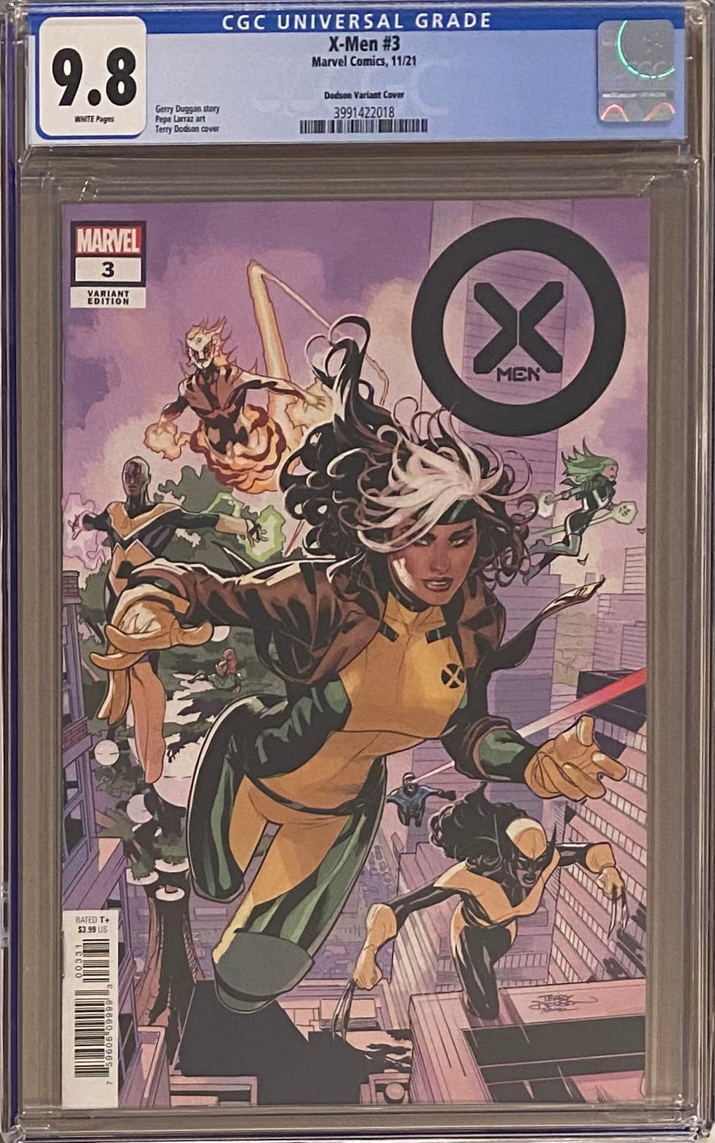 X-Men #3 Dodson 1:25 Retailer Incentive Variant CGC 9.8