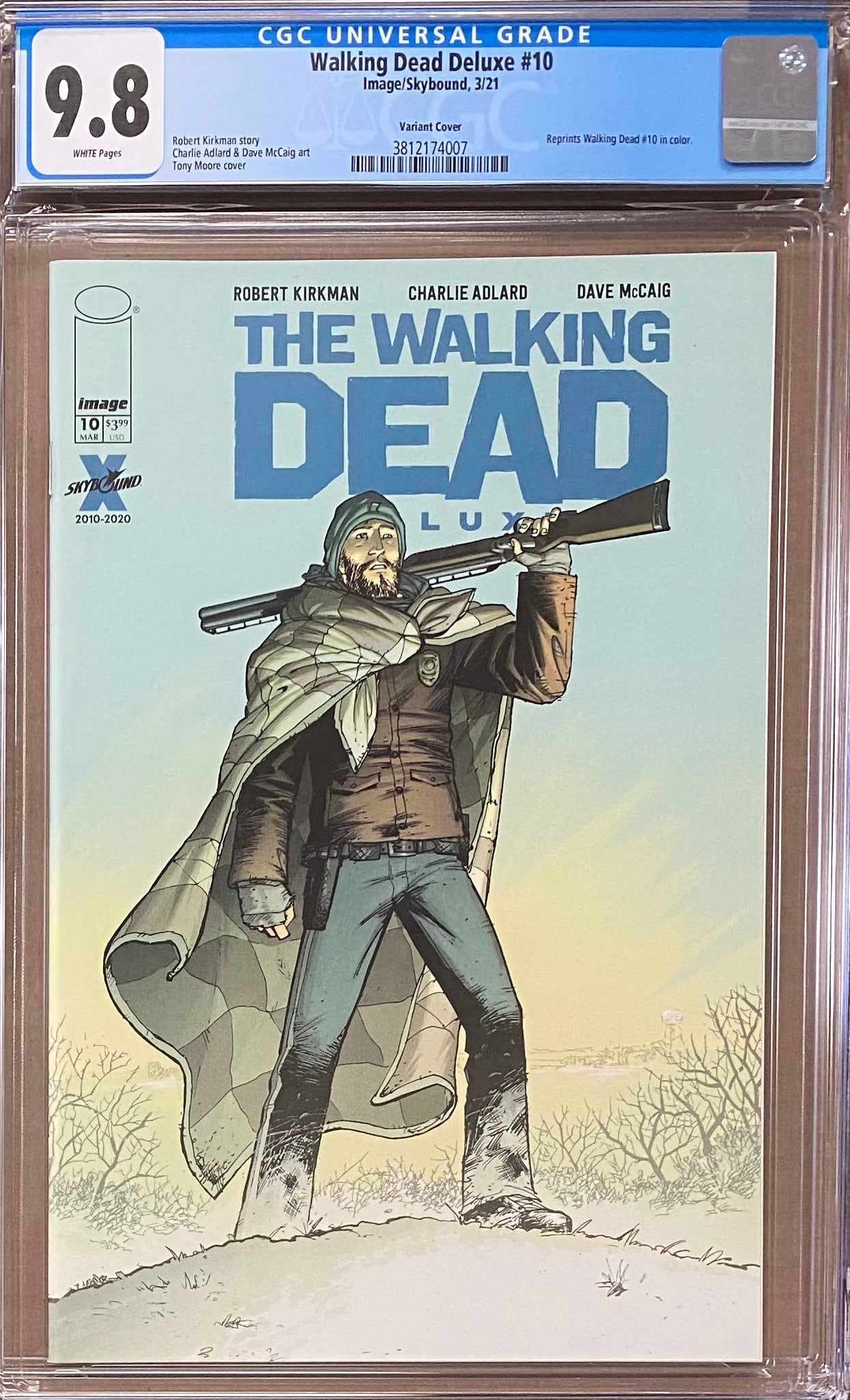 Walking Dead Deluxe #10 Variant CGC 9.8