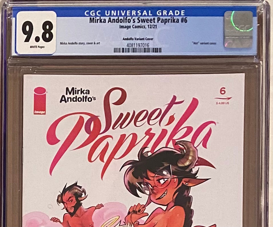 Sweet Paprika #6 Andolfo "Hot" Variant CGC 9.8