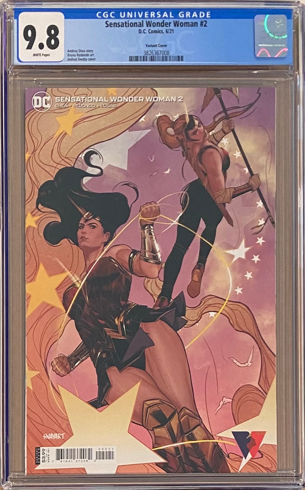 Sensational Wonder Woman #2 Variant CGC 9.8