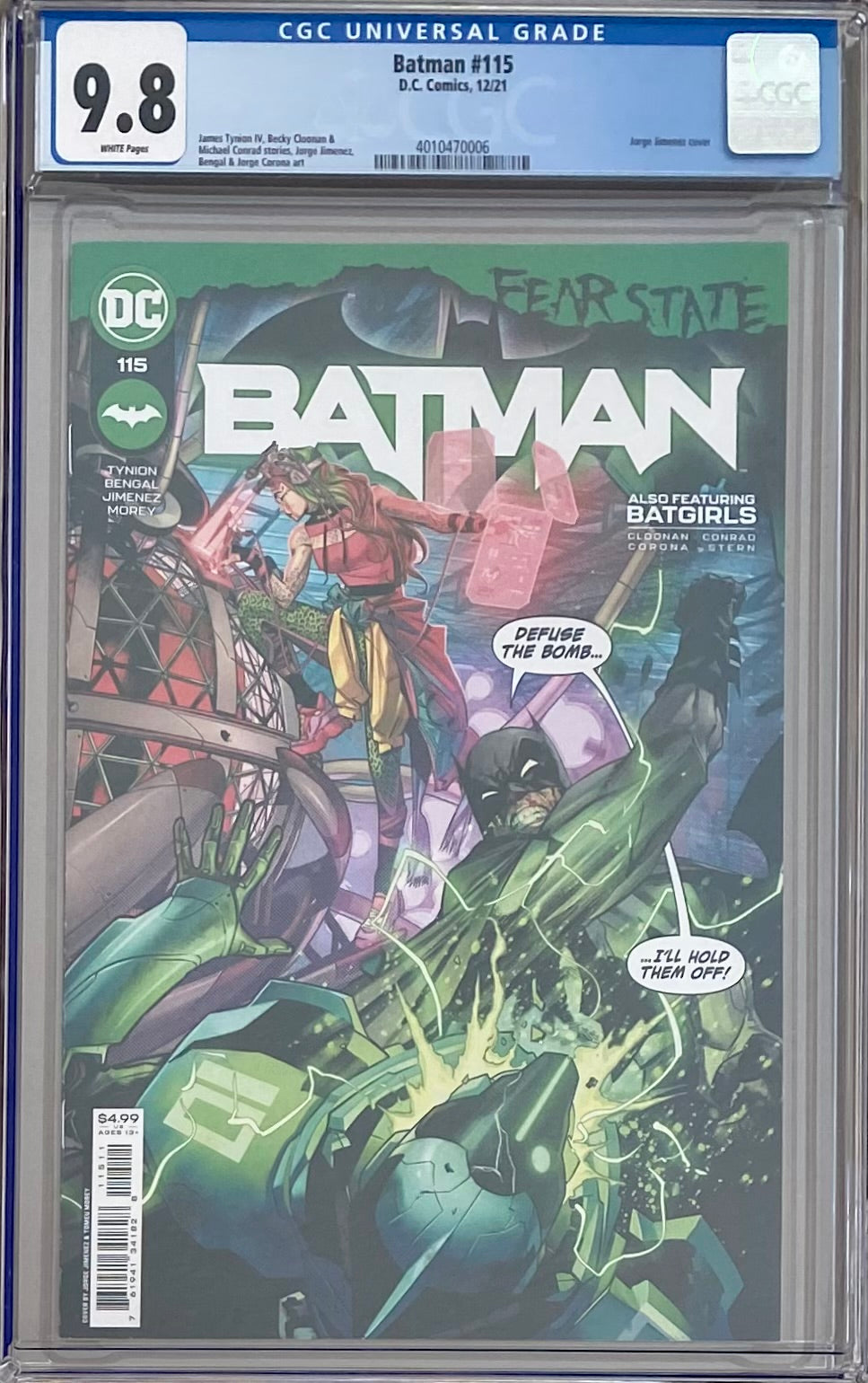 Batman #115 CGC 9.8