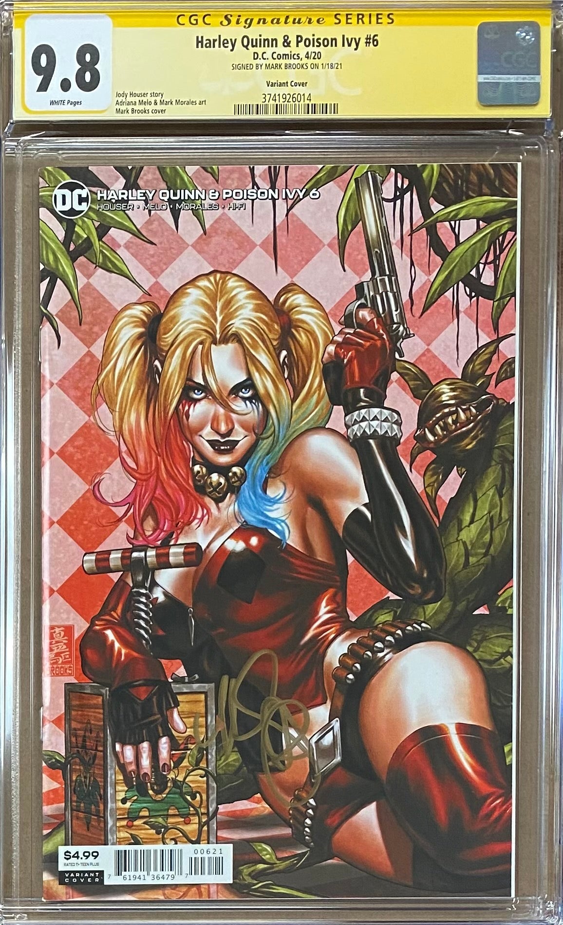 Harley Quinn & Poison Ivy #6 Brooks "Harley Quinn" Connecting Variant CGC 9.8 SS