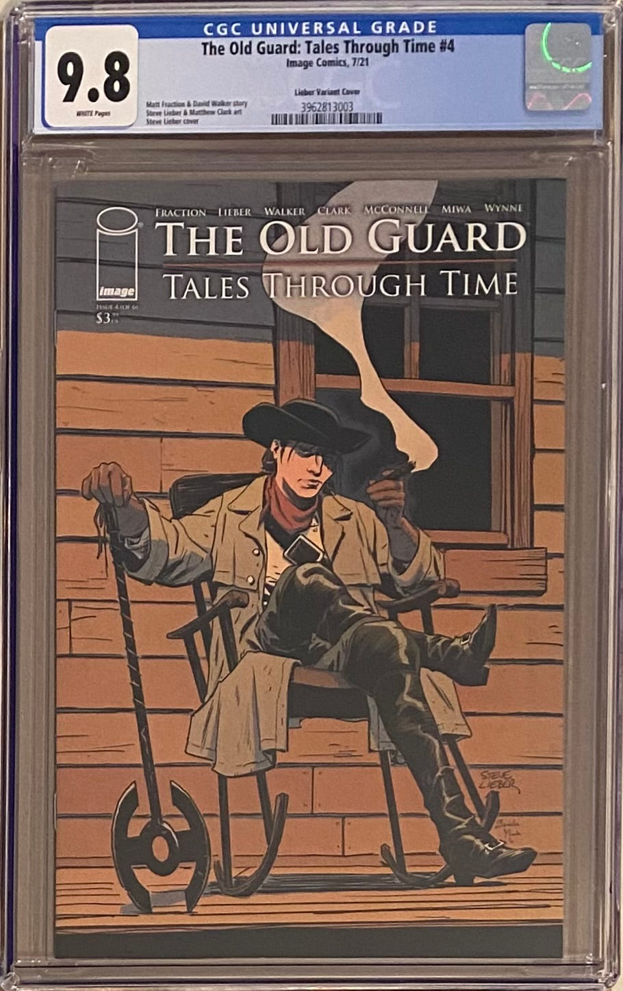 The Old Guard: Tales Through Time #4 Lieber Variant CGC 9.8