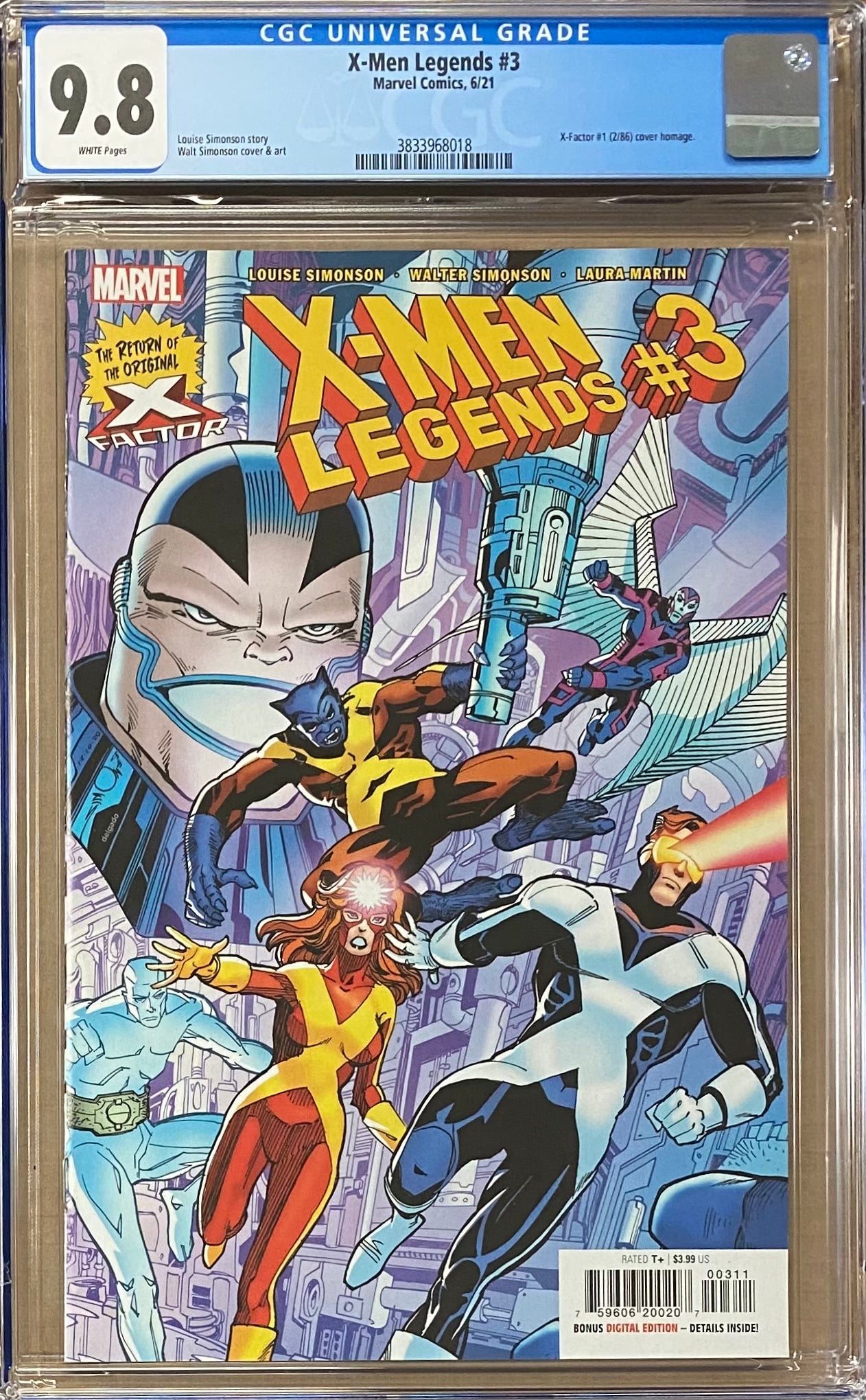 X-Men Legends #3 CGC 9.8
