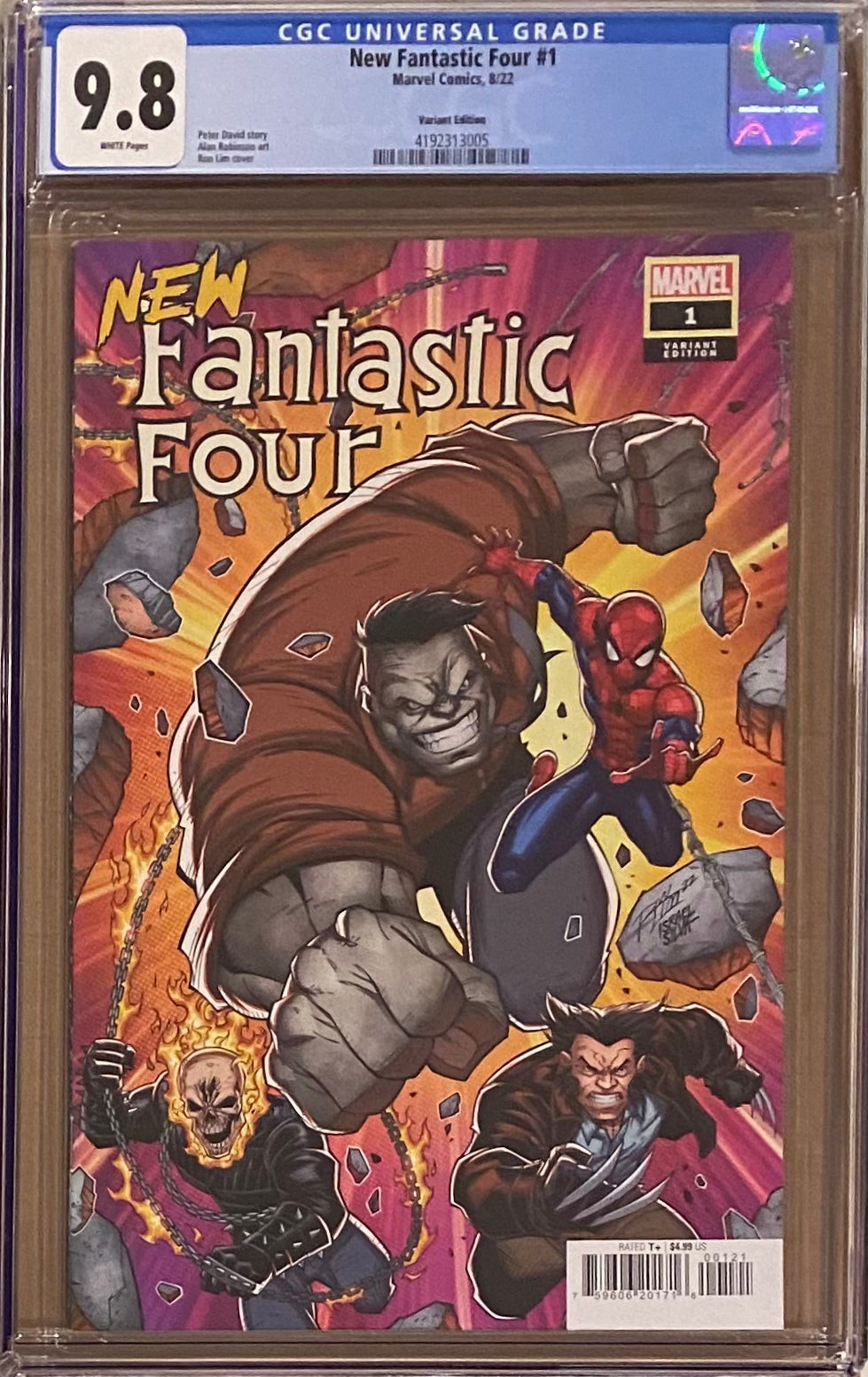 New Fantastic Four #1 Lim Variant CGC 9.8