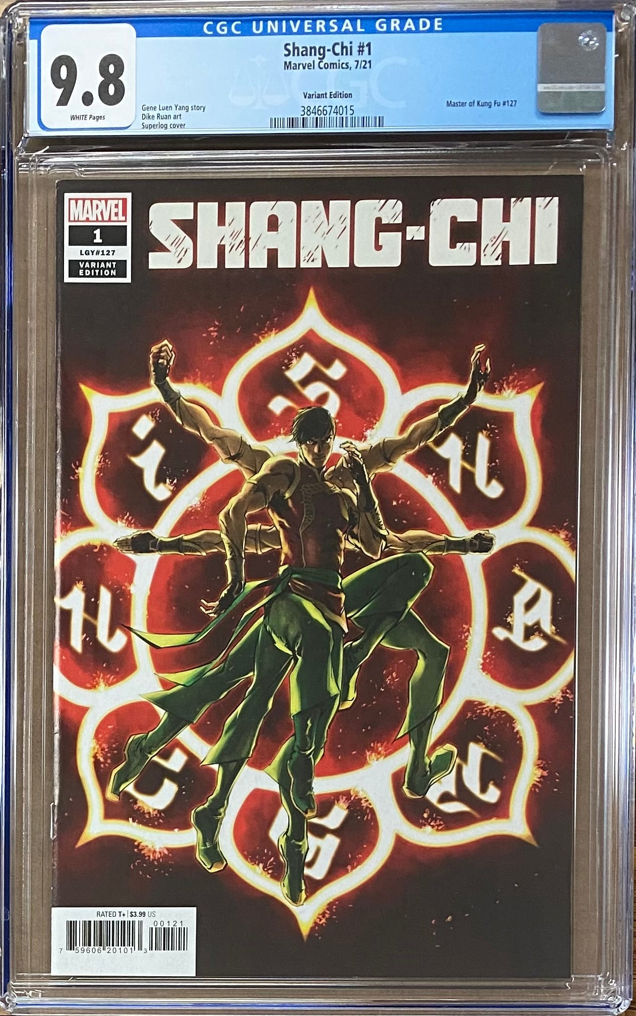 Shang-Chi #1 Superlog Variant CGC 9.8